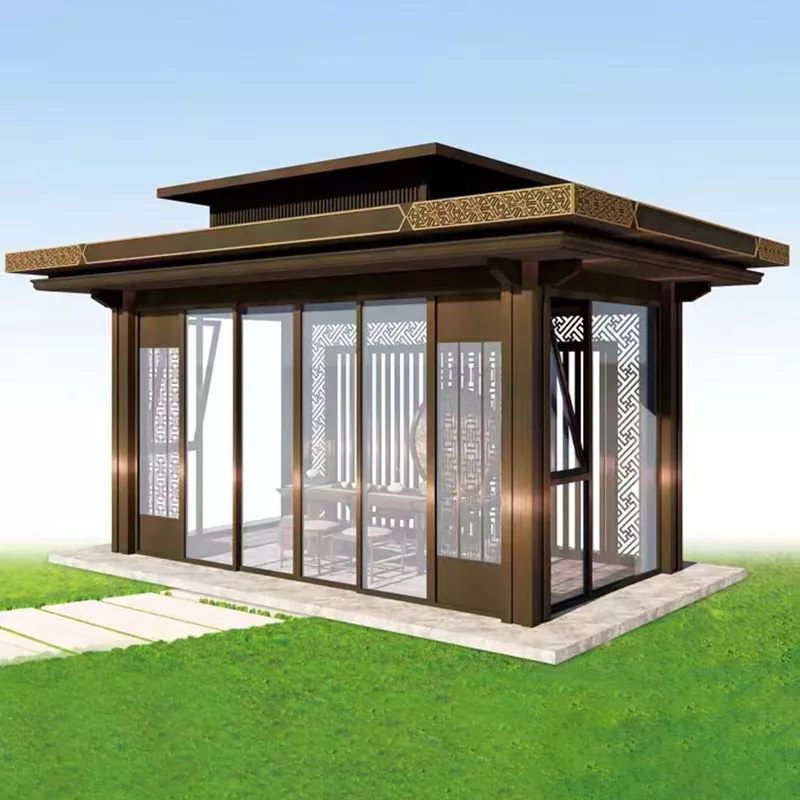 中国風のパビリオン